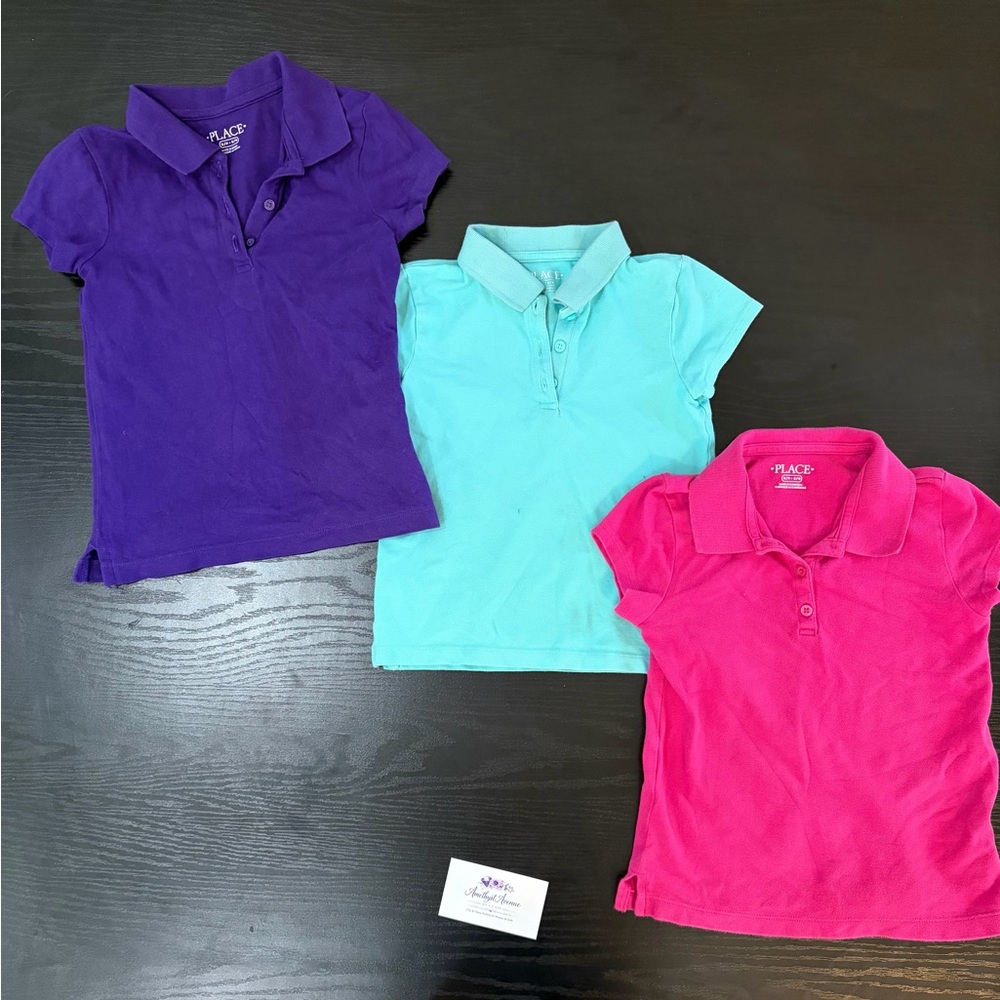 The Children's Place Girls Polo Shirt Set